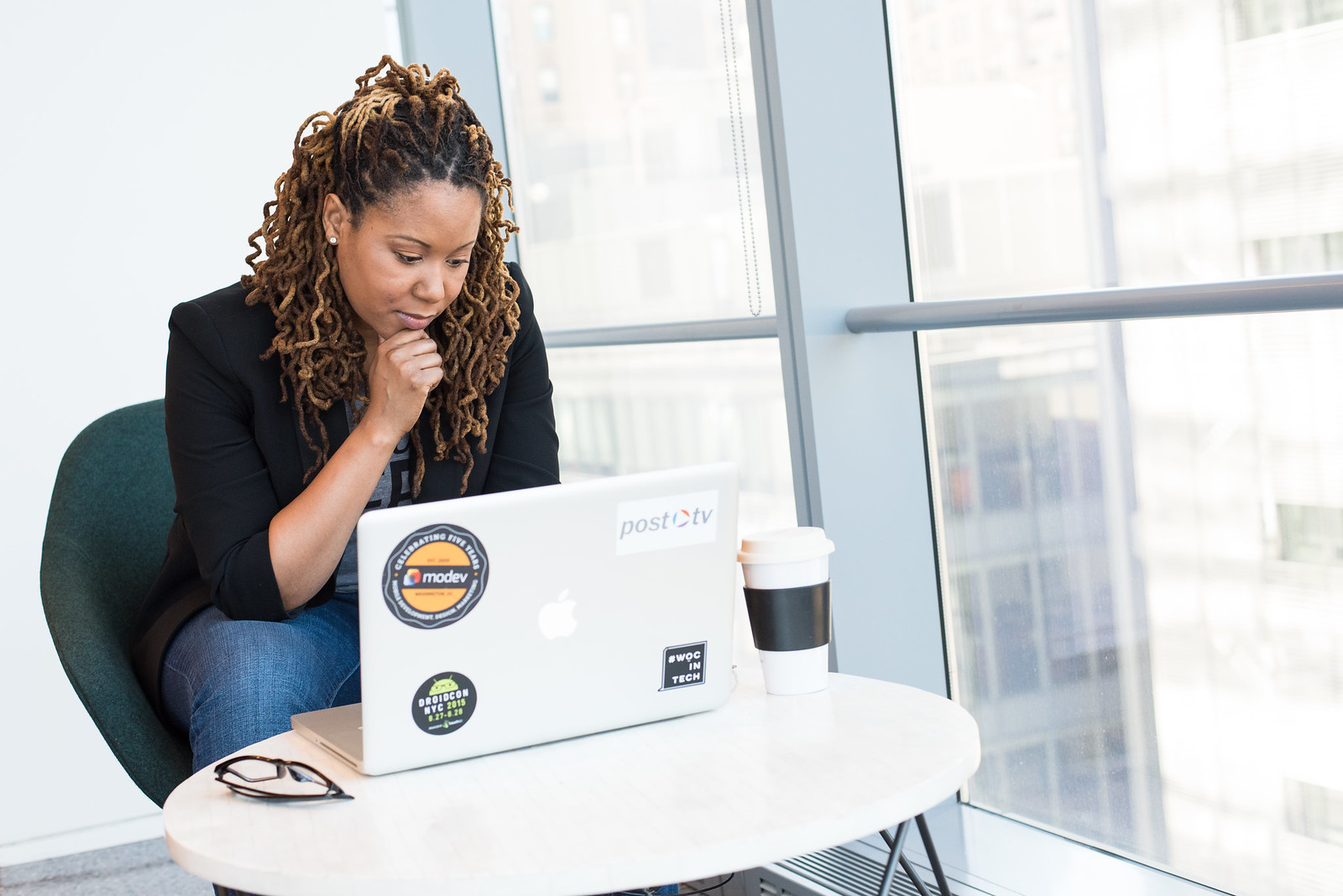 Woman on laptop